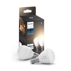 Philips Hue White E14 krone pære. 2pak