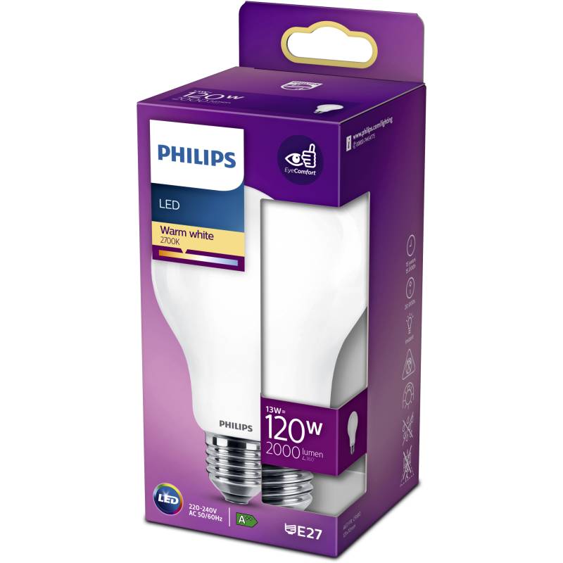 PHILIPS LED E27 13W GLAS