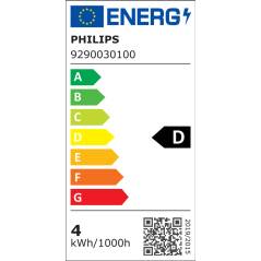 PHILIPS LED E27 3,4W GLAS DÆMPBAR