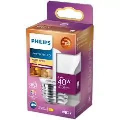 PHILIPS LED KRONE MINI E27 3,4W Dæmpbar