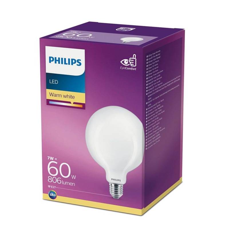 Philips LED  Globe Ø125 7W mat E27