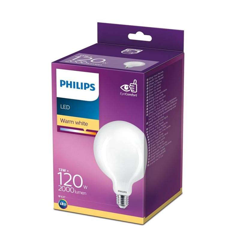 copy of Philips LED  Globe Ø125 13W mat E27