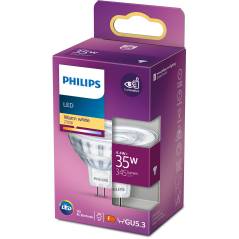 PHILIPS LED GU5.3 4,4W GLAS
