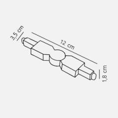 Link Connector drejbar