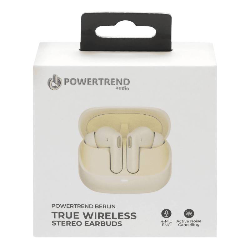POWERTREND BERLIN EARBUDS – BEIGE