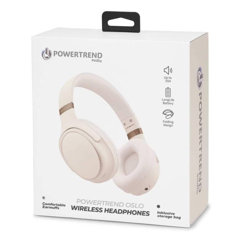 POWERTREND OSLO HEADSET – BEIGE