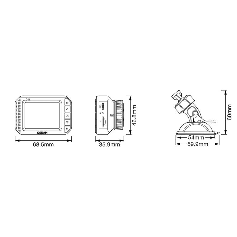 OSRAM DASHCAMERA ROADsight 1500