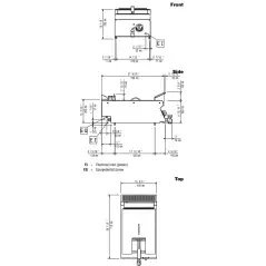 Zanussi friture 12 liter