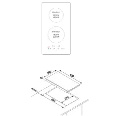 JGN JI3201P 2- Zoners kogeplade